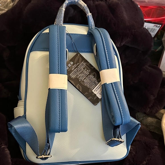 Loungefly Light Blue Stitch and Ducklings Backpack - Picture 5 of 6